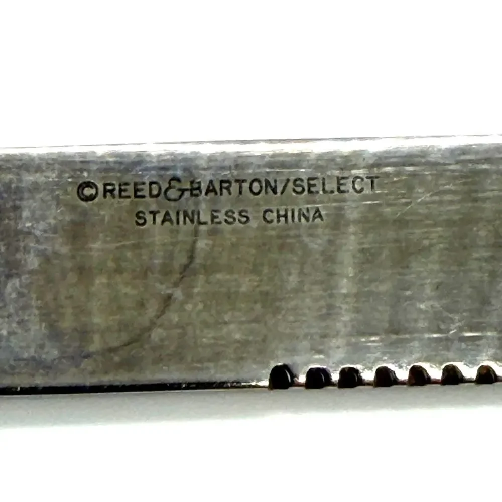Vintage Reed & Barton Select Hilton Head Set of 5 Stainless Steel Dinner Knives